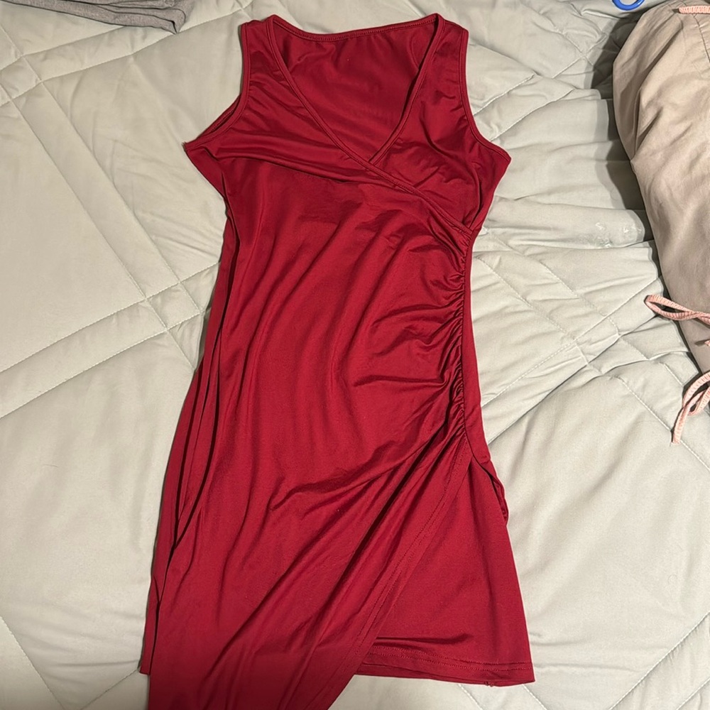 Red dress